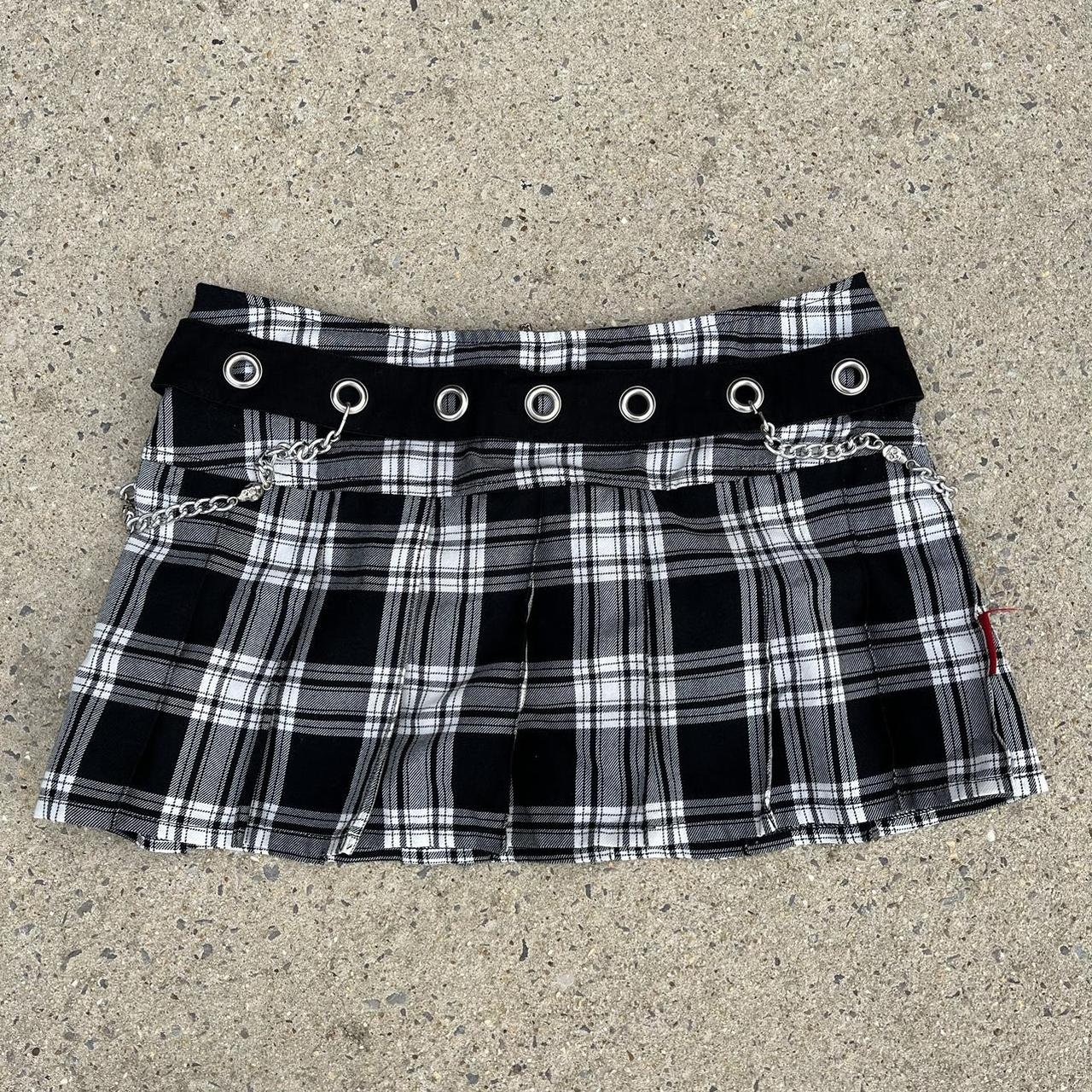 Vintage Y K Tripp Nyc Pleated Mini Skirt Size Depop