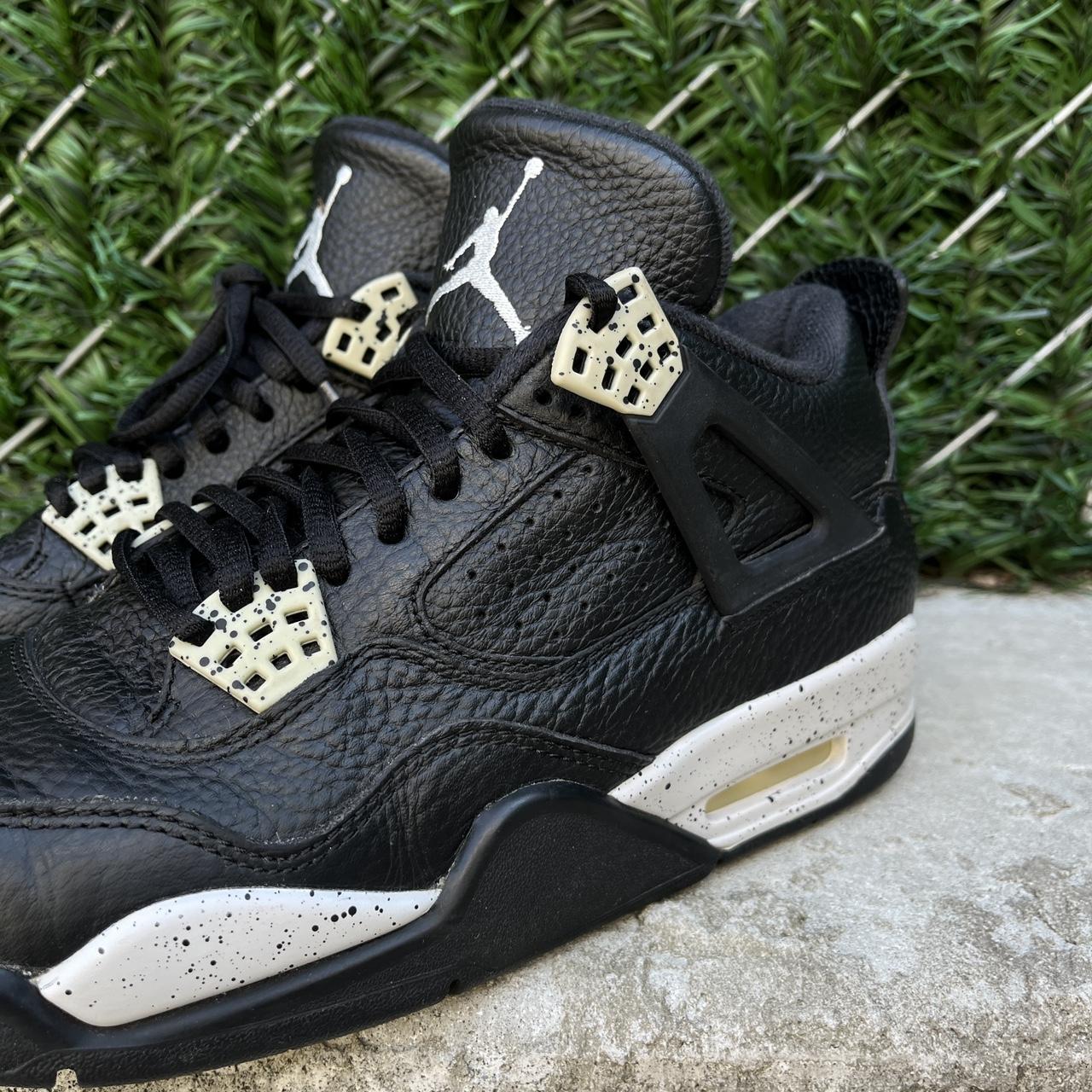 Air Jordan 4 Oreo Leather Sneaker (unisex), Size 8...