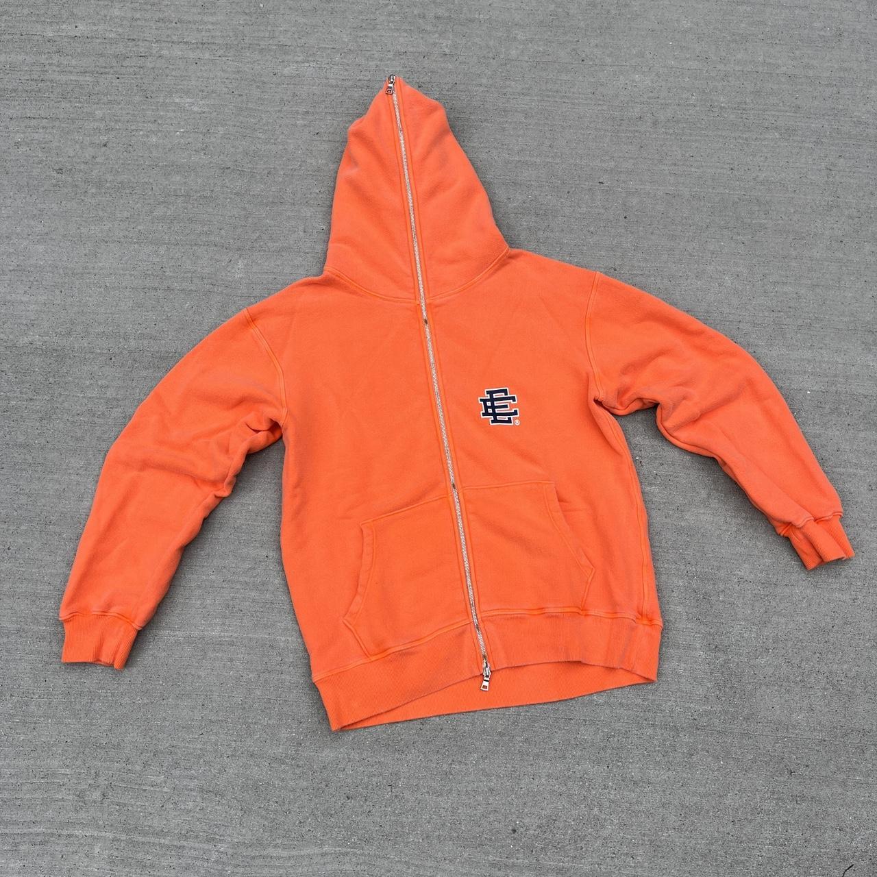 Eric Emanuel Orange Zip Up Hoodie (unisex) Size | Depop