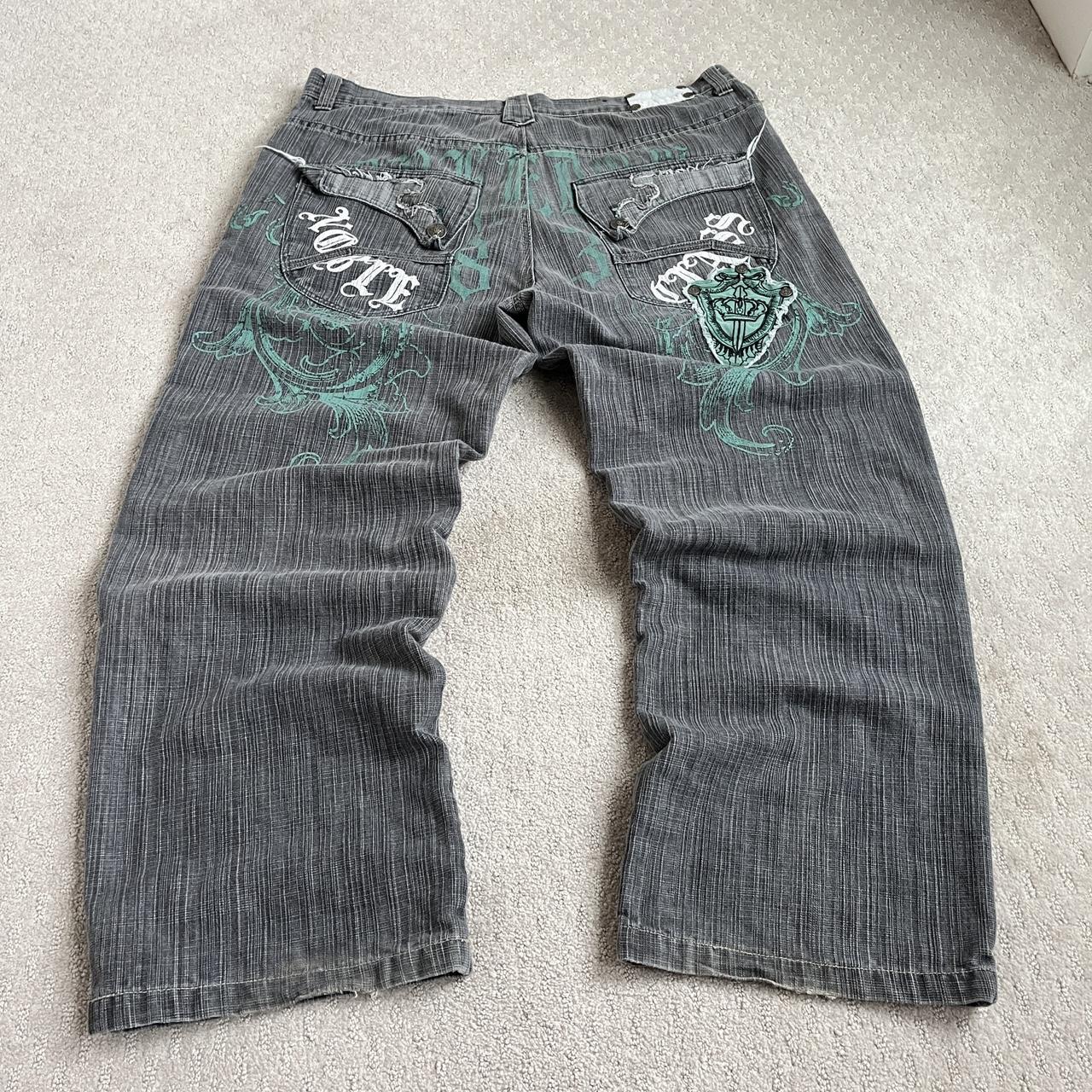 CUSTOM CHROME HEARTS jeans on 511 levi's 🤯 hand - Depop