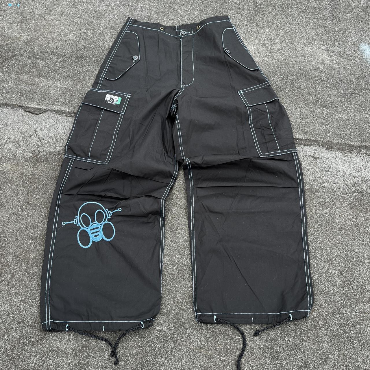 Vintage Ghast Parachute Pants (unisex) Size 28 x | Depop