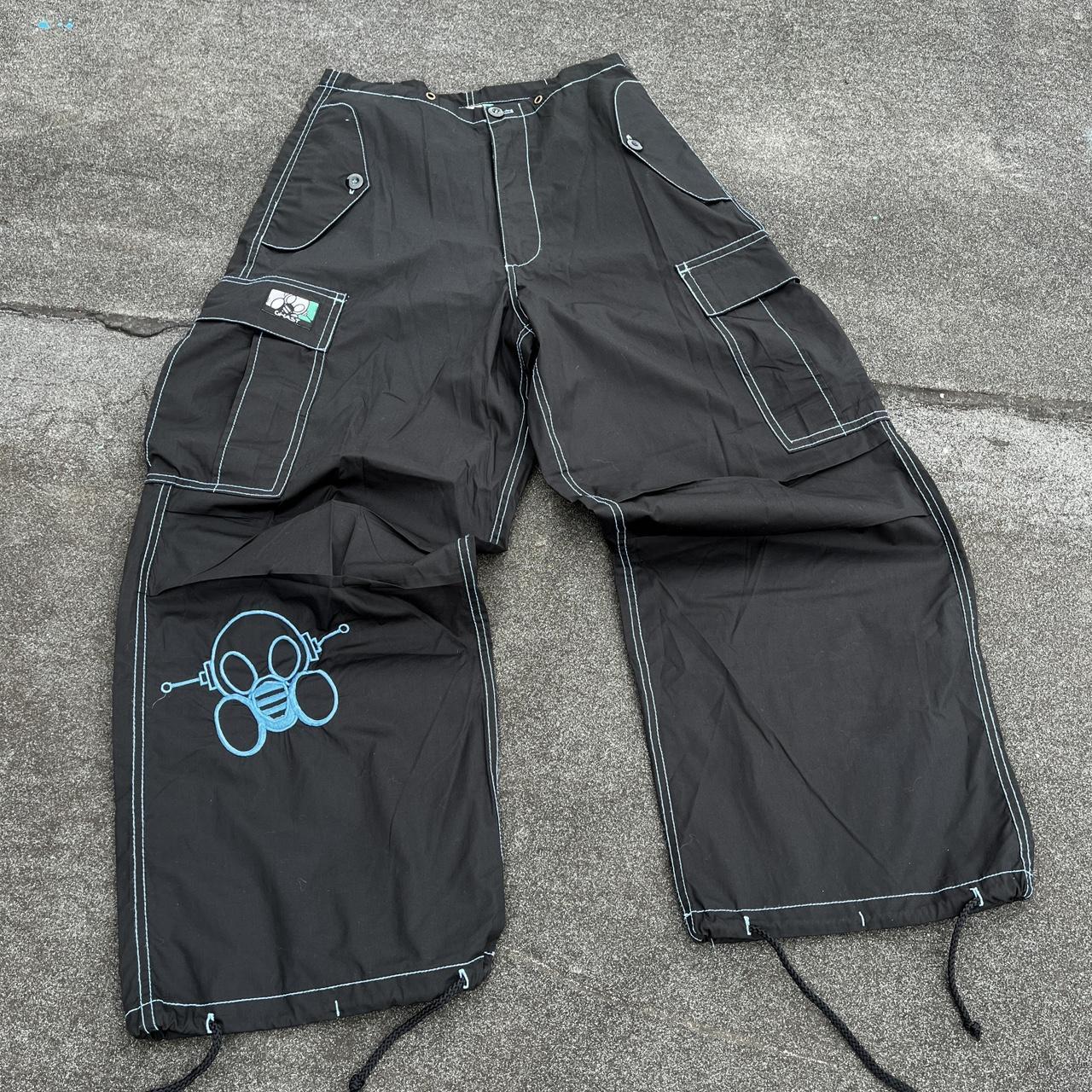 Vintage Ghast Parachute Pants (unisex) Size 28 x | Depop