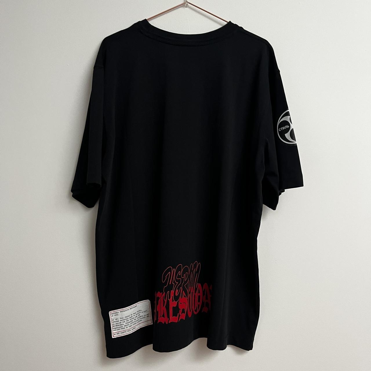Heron Preston Flame Skull T Shirt (unisex) Size XL | Depop