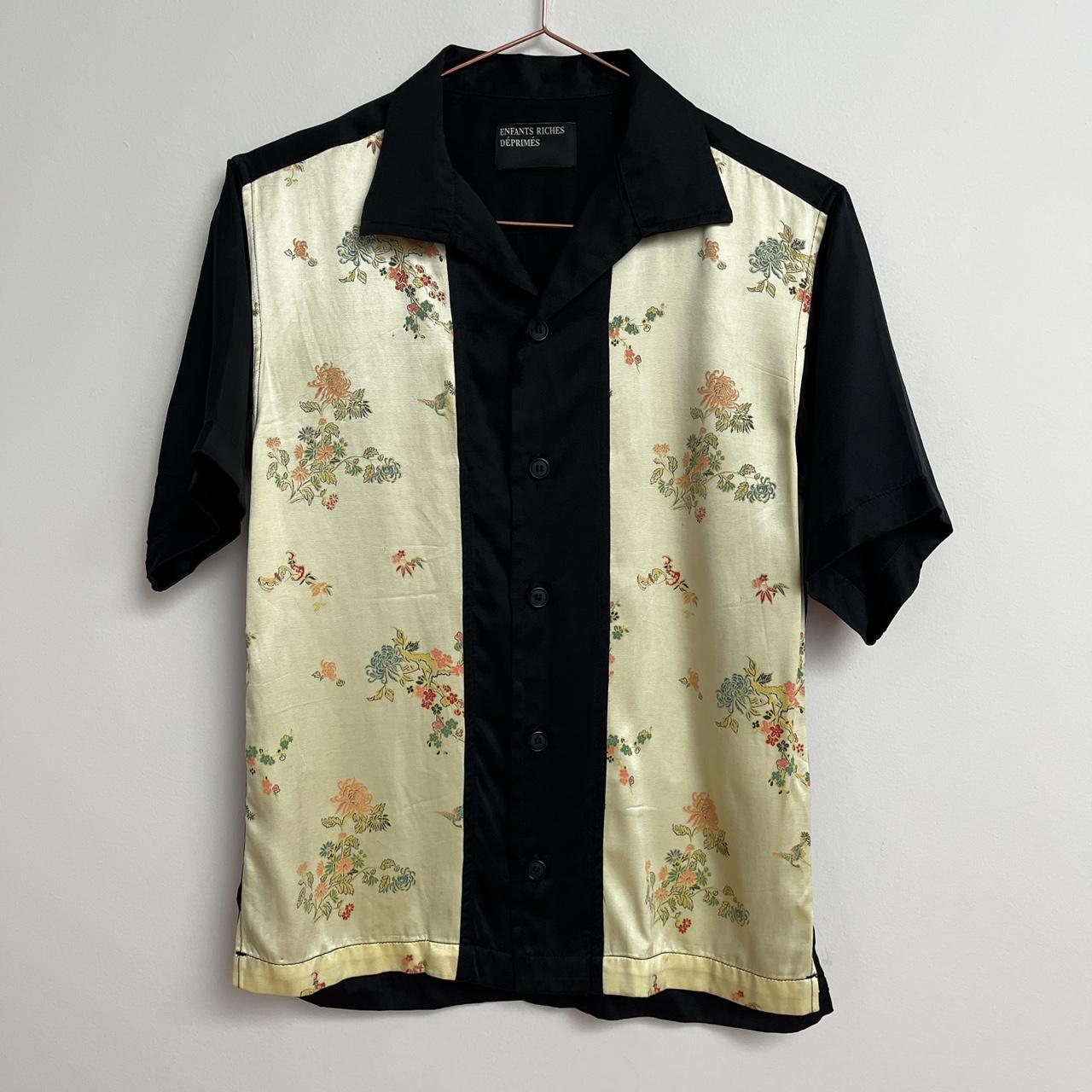 トップス Enfants Riches Deprimes ANIME SILK SHIRT Enfants Riches Deprimes Floral Silk Shirt | Depop
