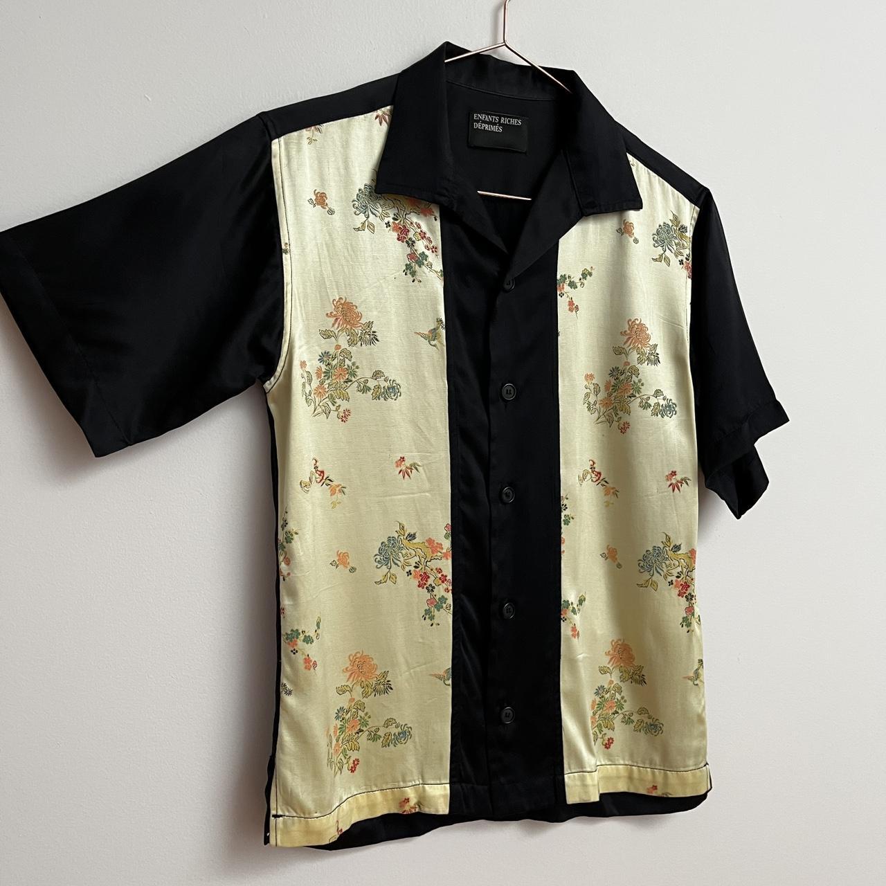 トップス Enfants Riches Deprimes ANIME SILK SHIRT Enfants Riches Deprimes Floral Silk Shirt | Depop