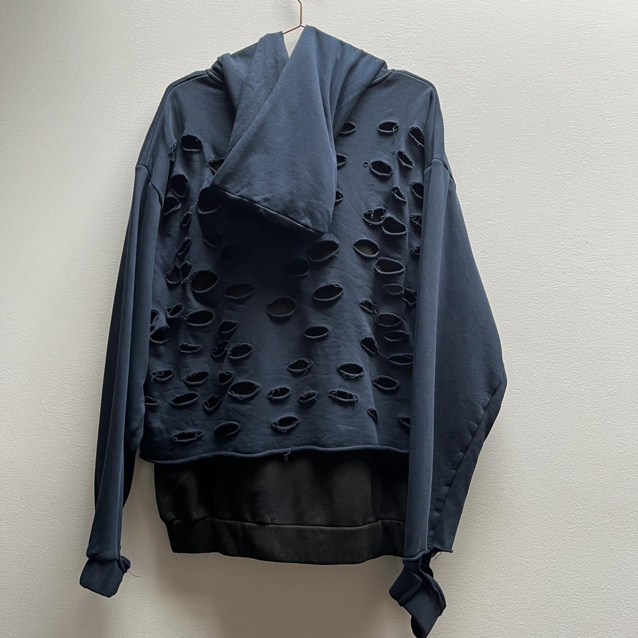 Drop Dead Layered Distressed Hoodie (unisex) Size S | Depop