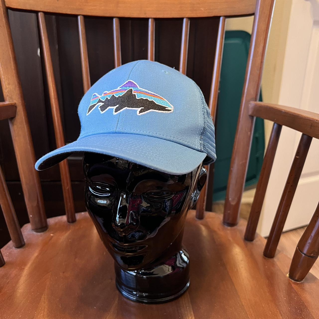Patagonia Fitz Roy Trout Trucker Hat Blue Snapback