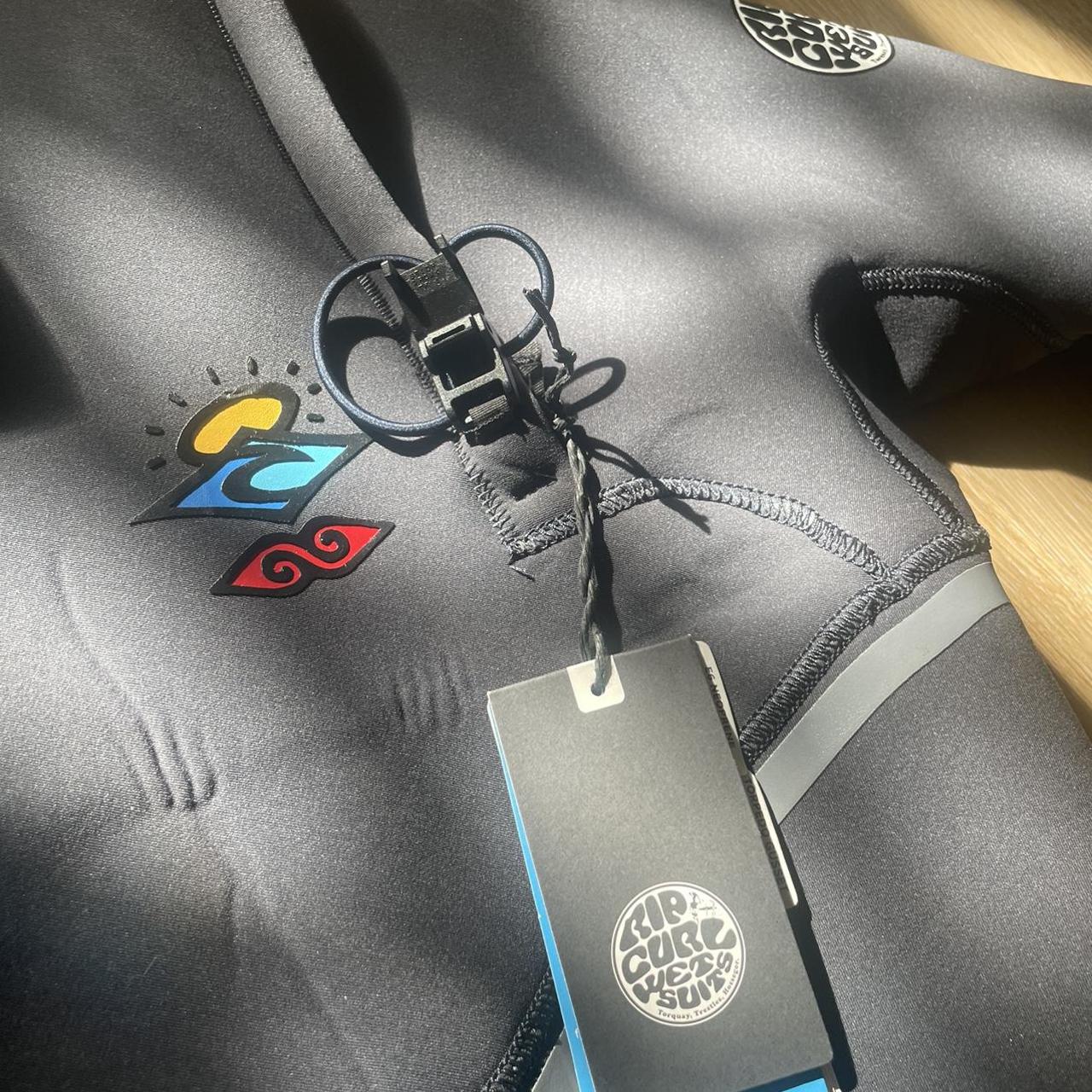 Rip Curl Men's Grey and Black Swim | Depop