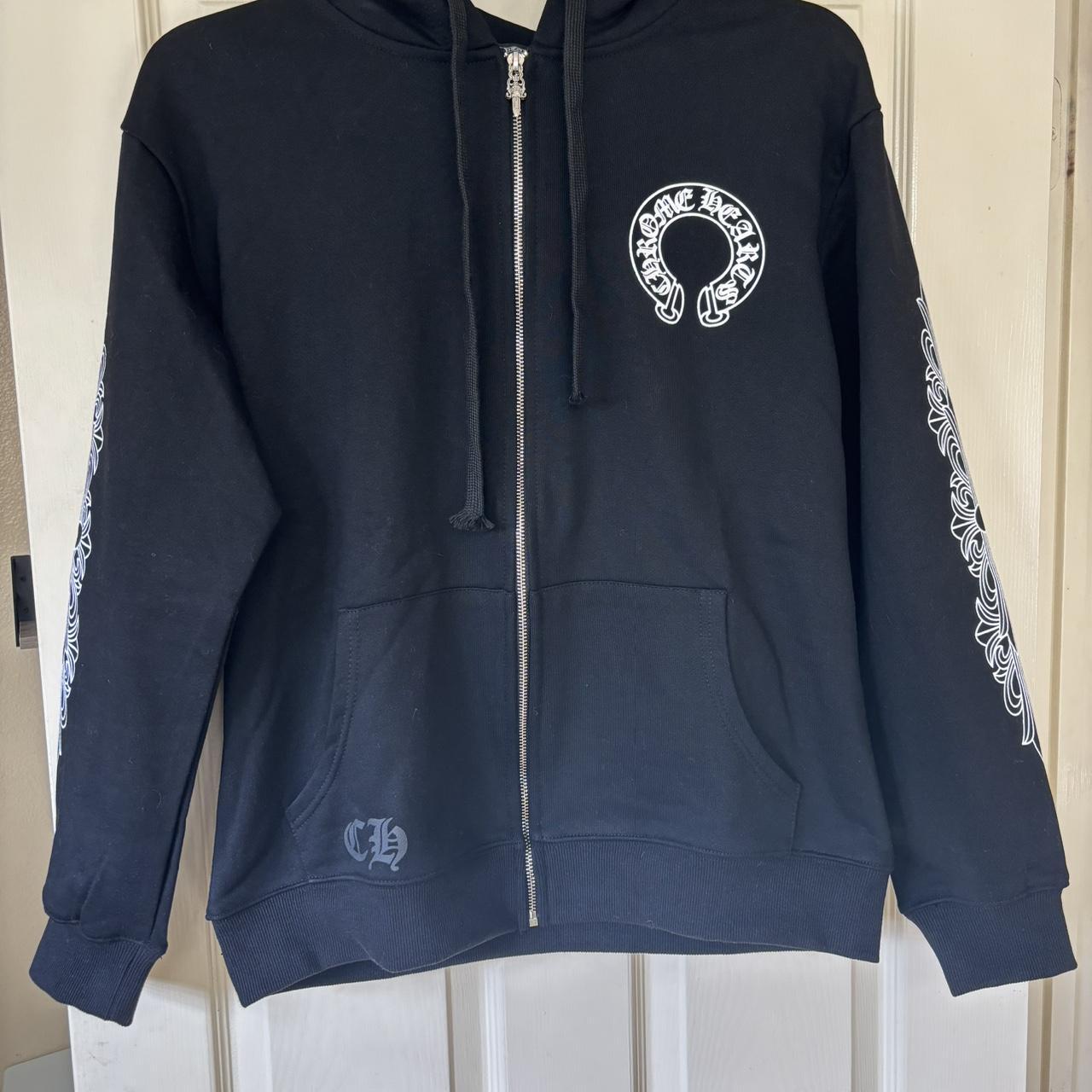 Black Chrome Hearts Zip Up had it for a while now... - Depop