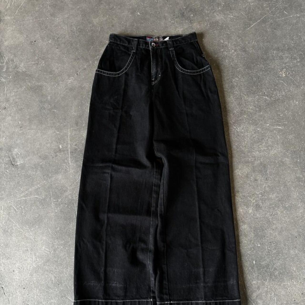 Black Jnco Jackhammer Jeans Size 20 30x30 Black... - Depop