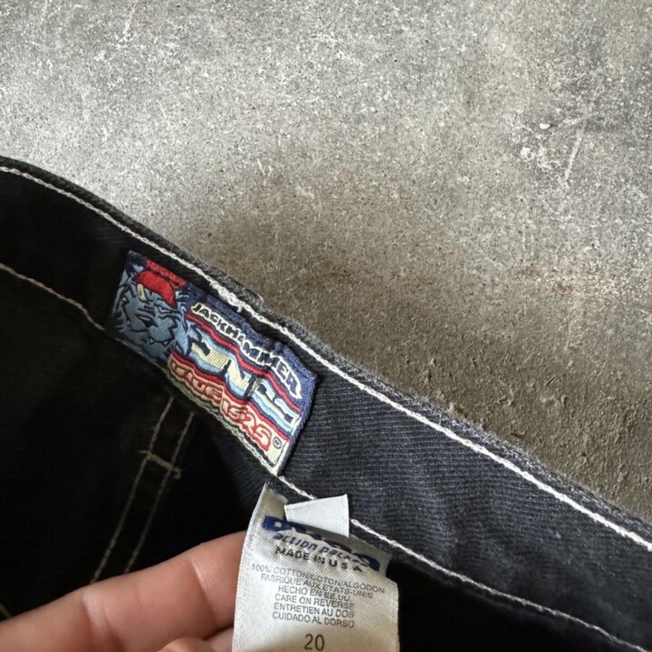 Black Jnco Jackhammer Jeans Size 20 30x30 Black... - Depop