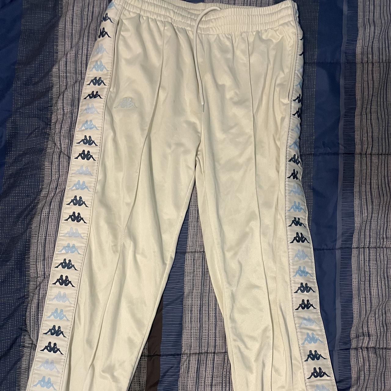 Kappa cheap cream tracksuit