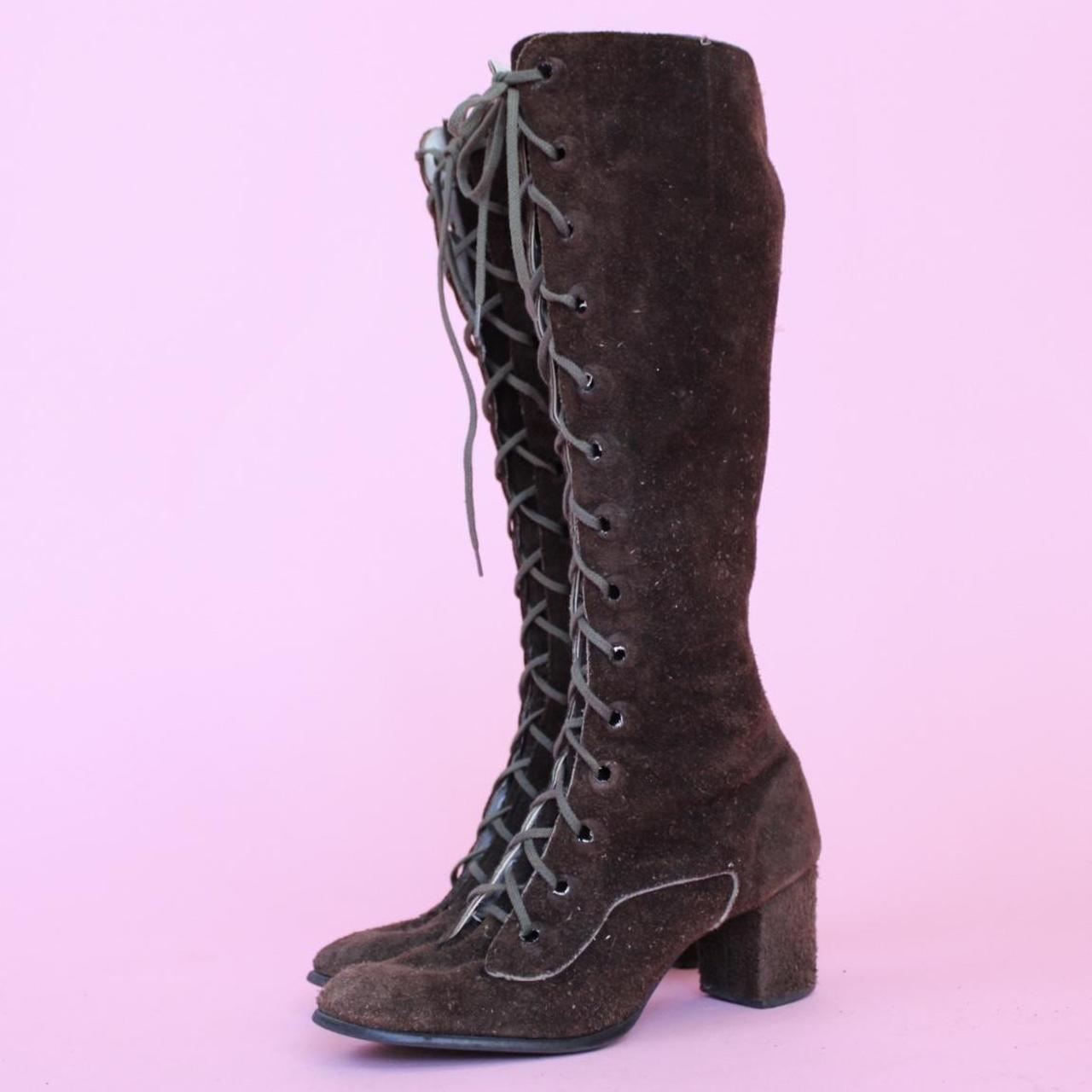 Women's Brown Boots Depop