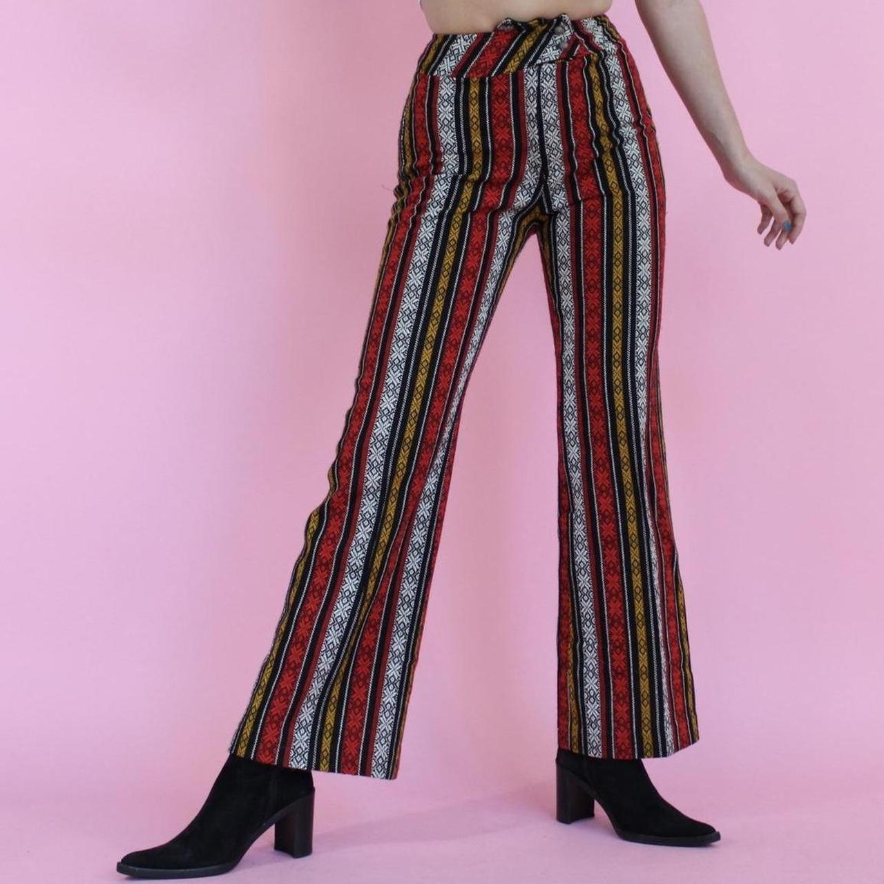 70s vintage flare pants bell bottom 🌈 Vintage 1970s... - Depop