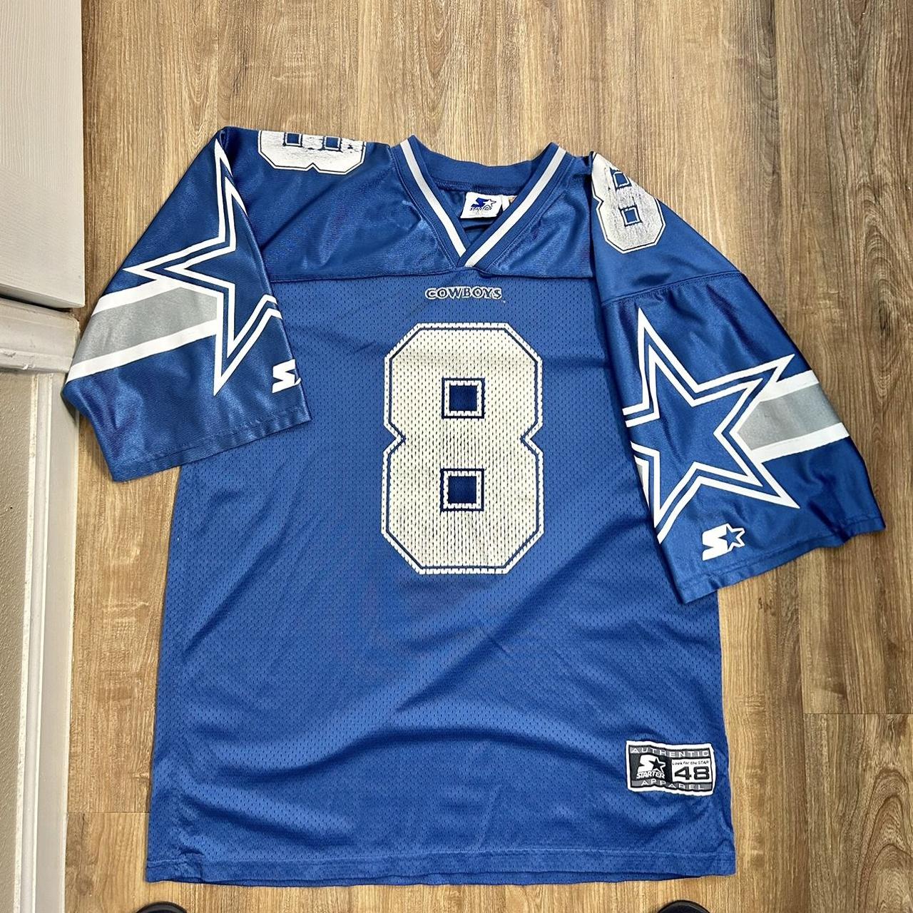 Troy Aikman #8 Dallas Cowboys 1995 Vintage Authentic Starter Jersey –  thefuzzyfelt