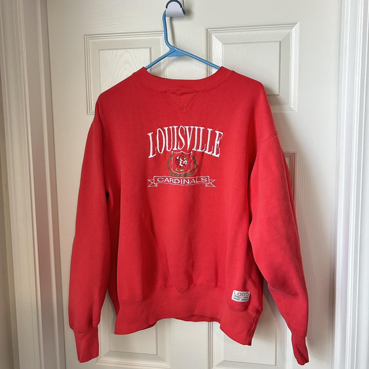 louisville sweatshirt red