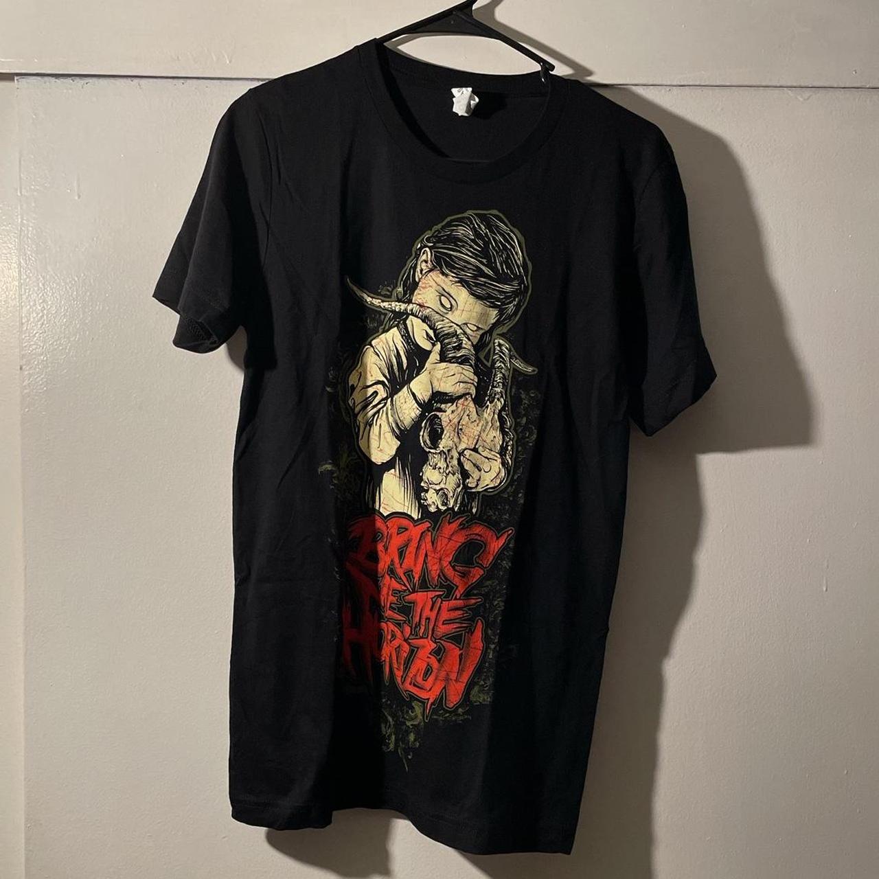 Bring Me the Horizon shirt. This is an old design... - Depop