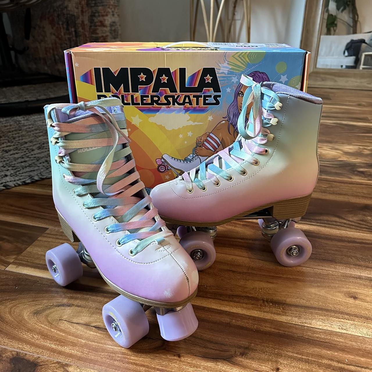 Impala Quad Skate Pastel Fade Roller Skates Used Depop