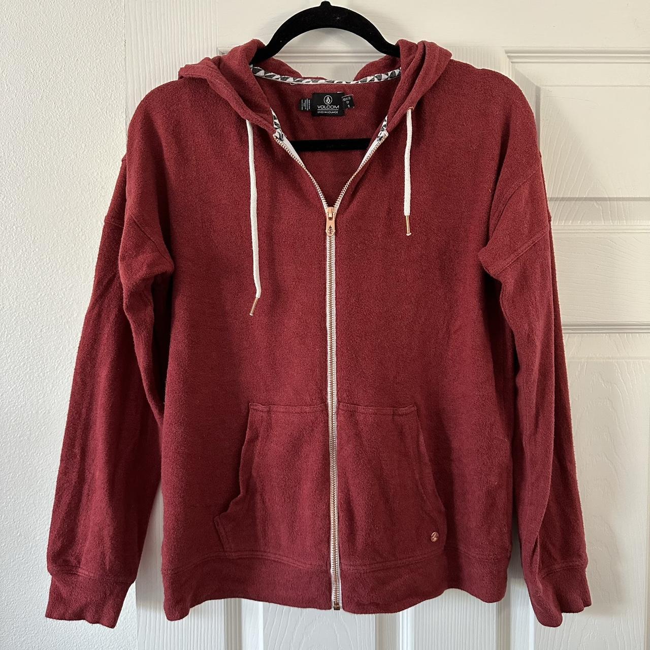 Volcom Women's Hoodie - Red - XS – Volcom Lived i… - image 1