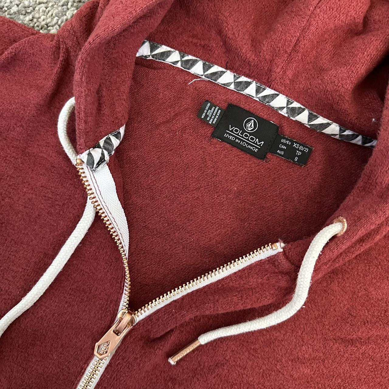 Volcom Women's Hoodie - Red - XS – Volcom Lived i… - image 6