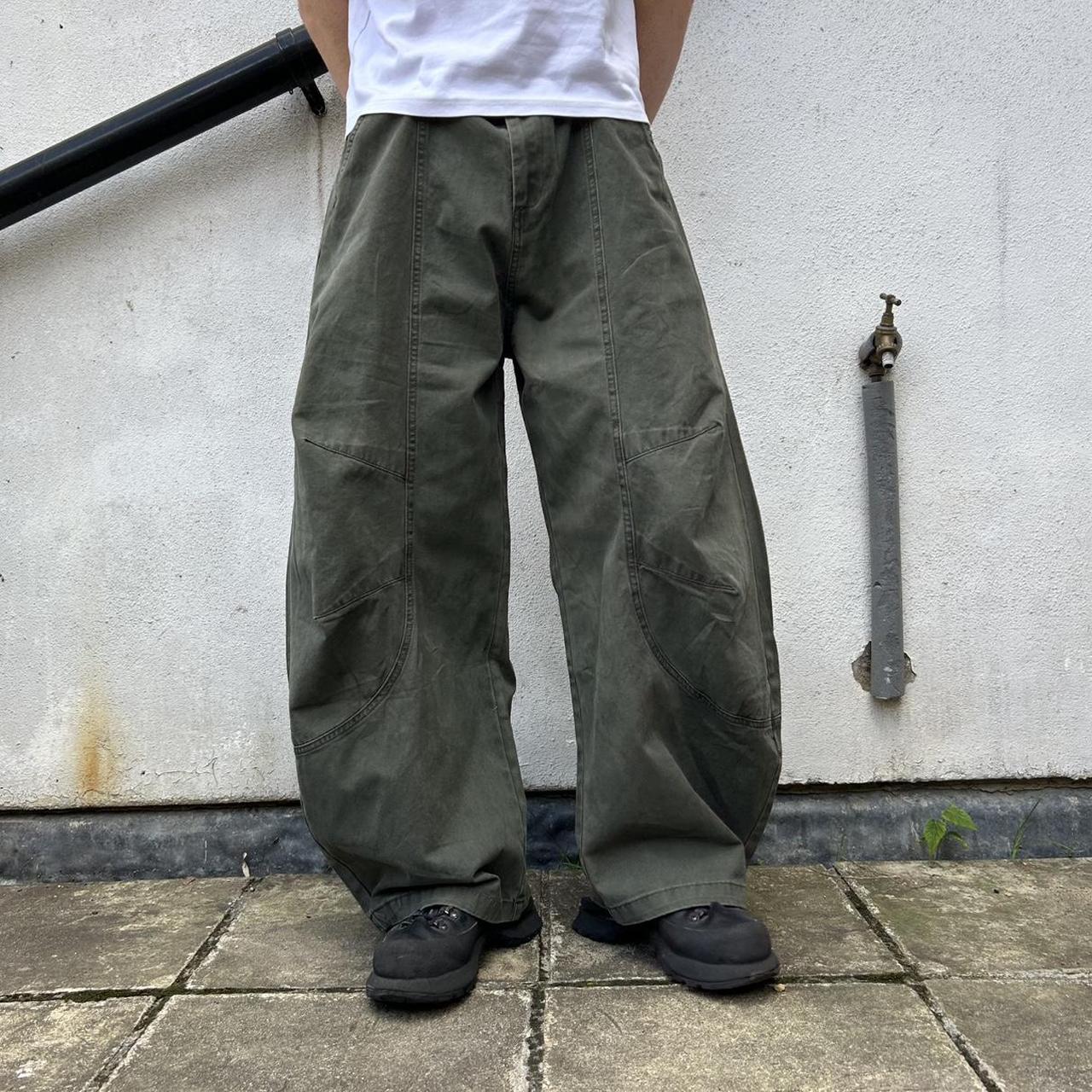 【WONDER WONDER】Crumb Washing Pocket Balloon Wide Pants Wonder pants - off white - Dutchess - Shop