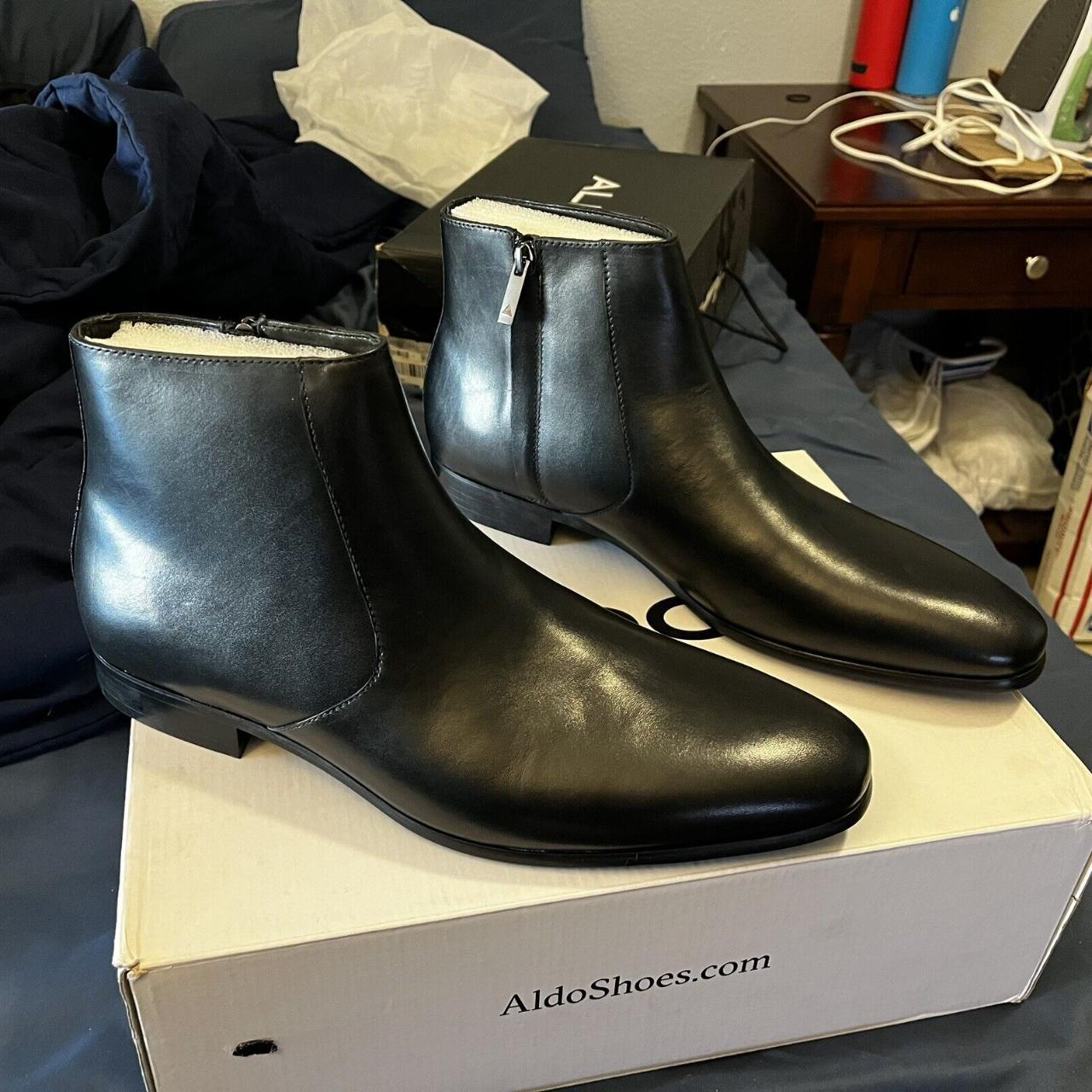 ALDO Men's Black Boots | Depop