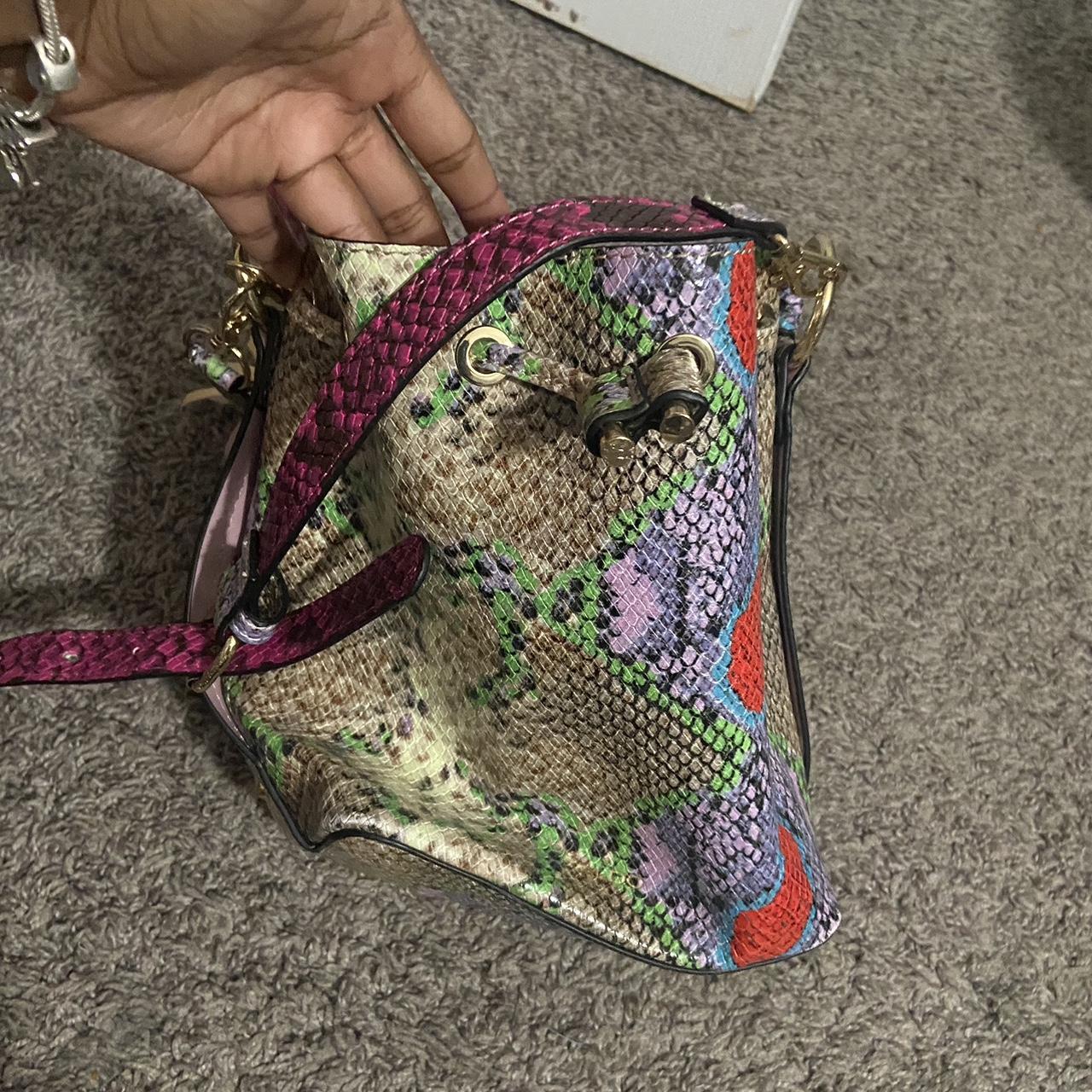 ALDO Dororothy Snake Skin Bucket Bag