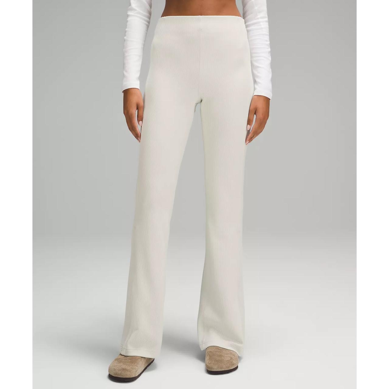NEW Lululemon Brushed Softstreme Ribbed Zip Flared | Depop
