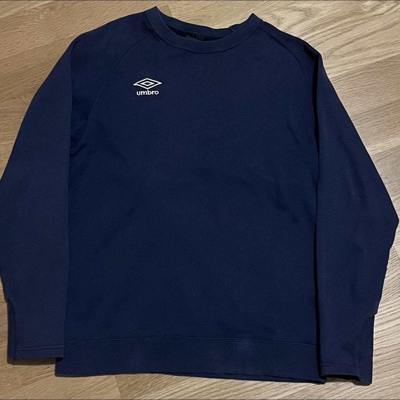 Blue umbro online sweatshirt