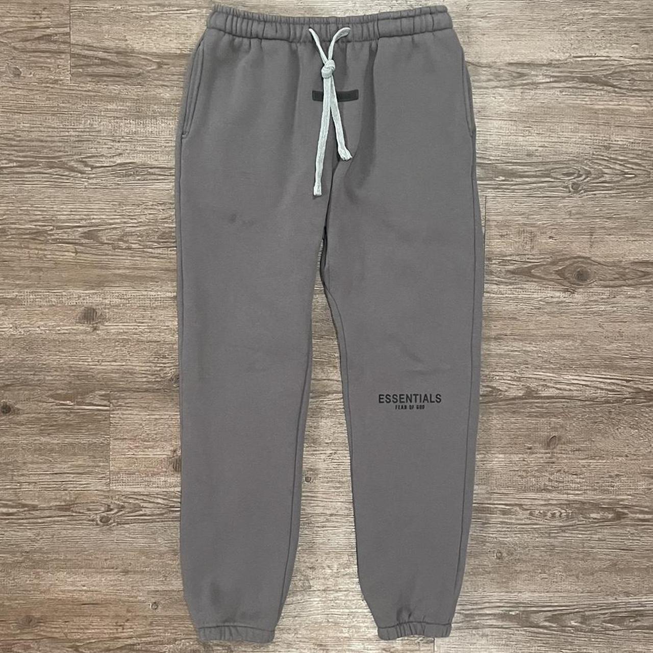 Essentials Men's Grey Joggers-tracksuits | Depop