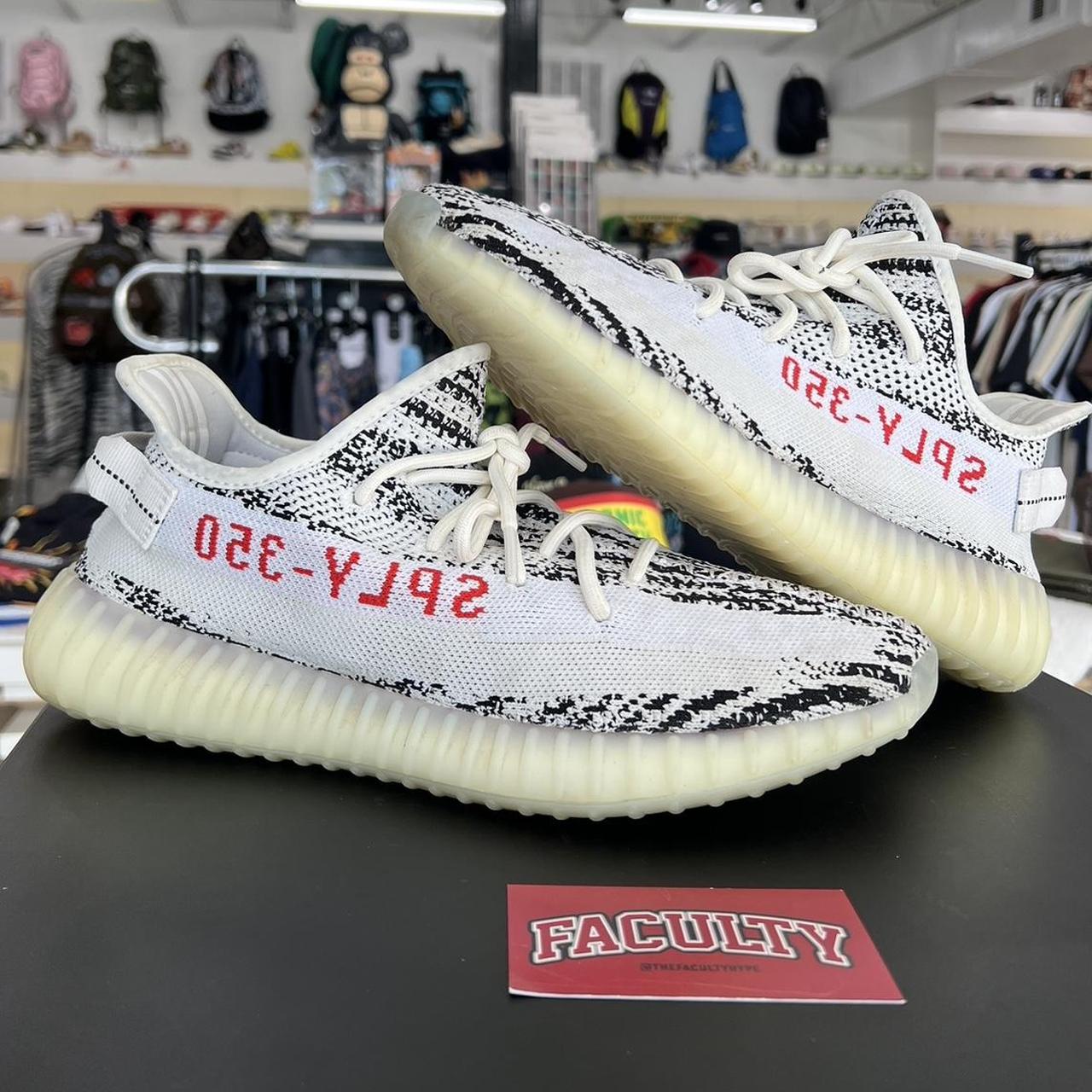 Yeezy on sale zebra 10.5