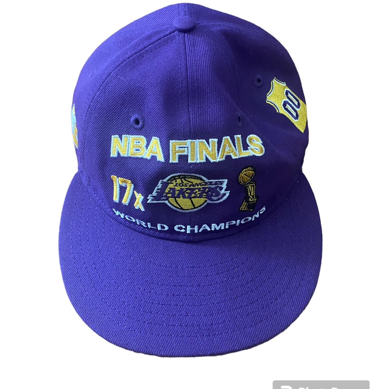 NBA World Champions Lakers Cap by Mitchell & Ness