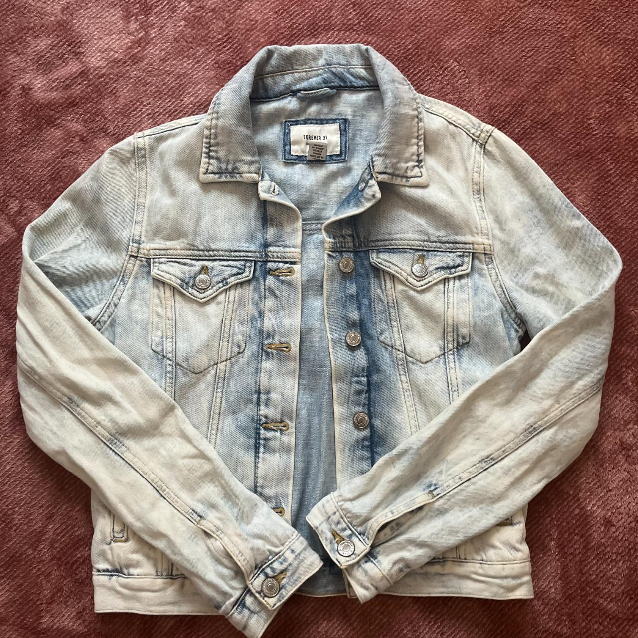 Light blue denim jacket from Forever 21! Super Depop