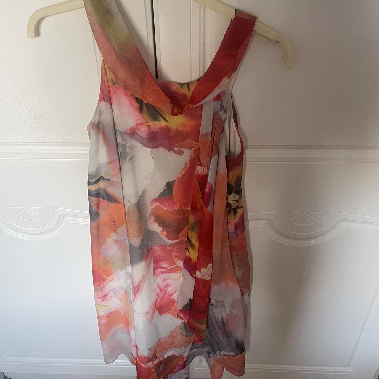 Coast dress size 10 like new beautiful colourful Depop