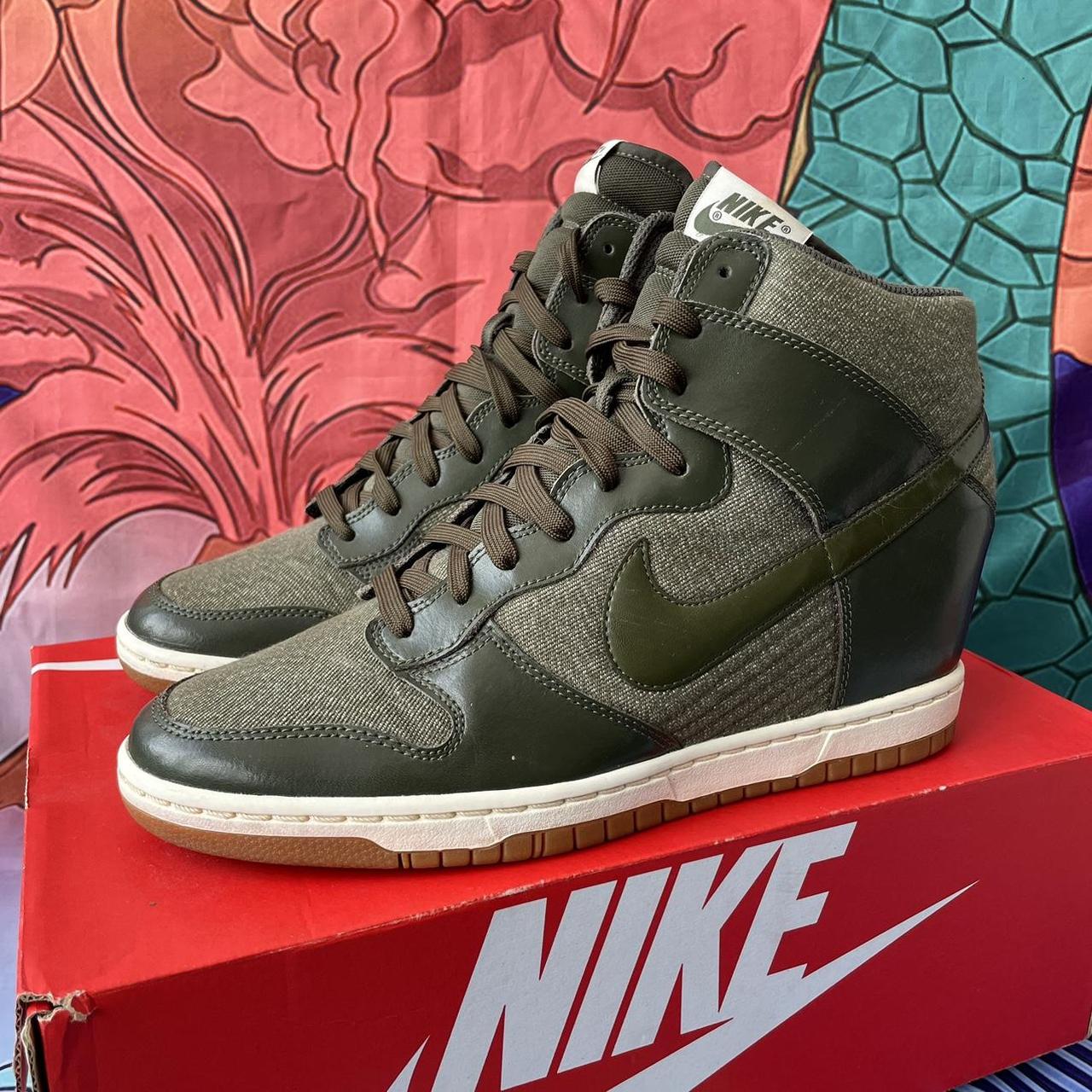 Nike dunk sky hi khaki deals