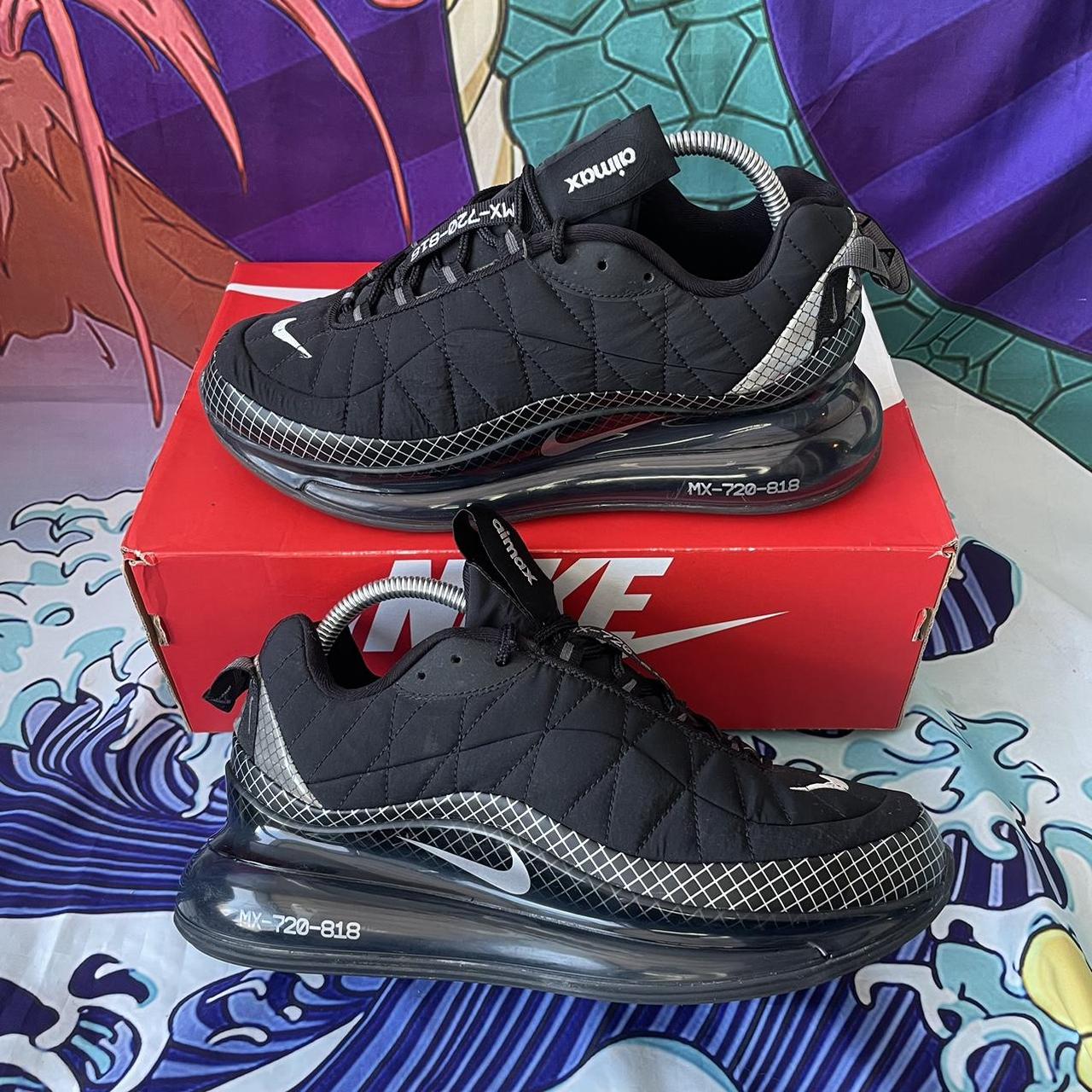 Nike Airmax MX 720 818 Black Size UK 7 Excellent Depop