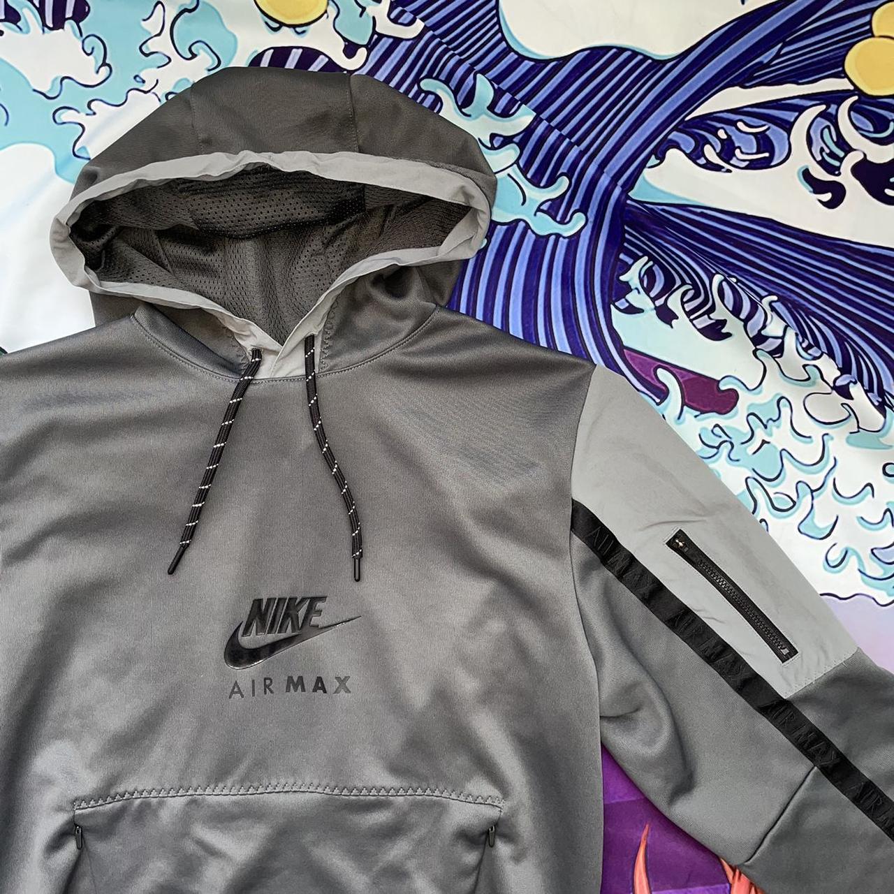 Nike Airmax Jumper Grey Silver Sold Depop