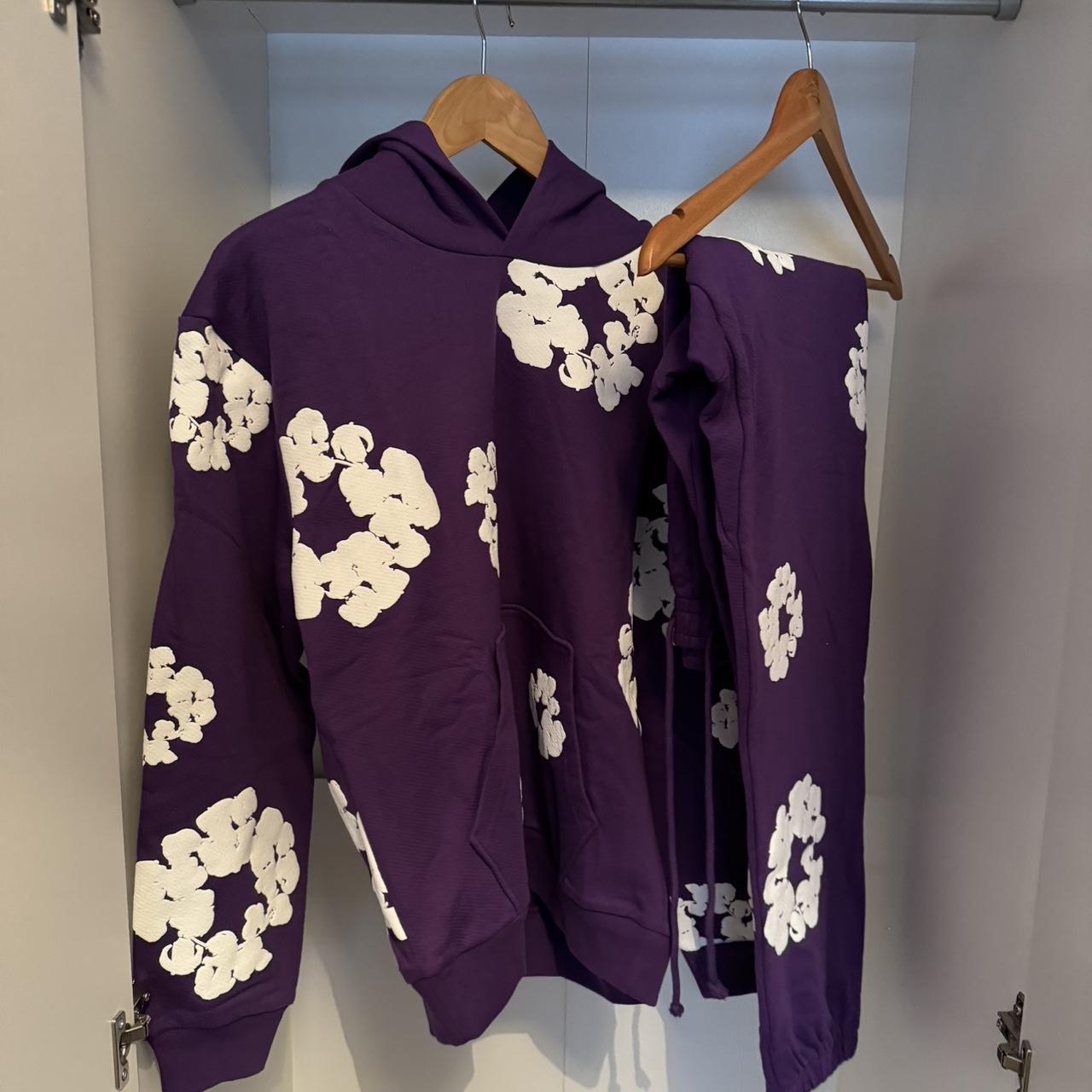 Denim Tears Purple Tracksuit, size S, never worn,