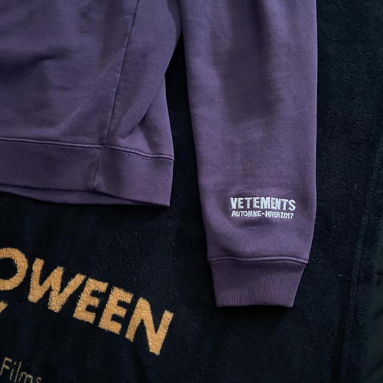 VETEMENTS 変形パープルスウェット UNSKINNY abitur.gnesin-academy.ru