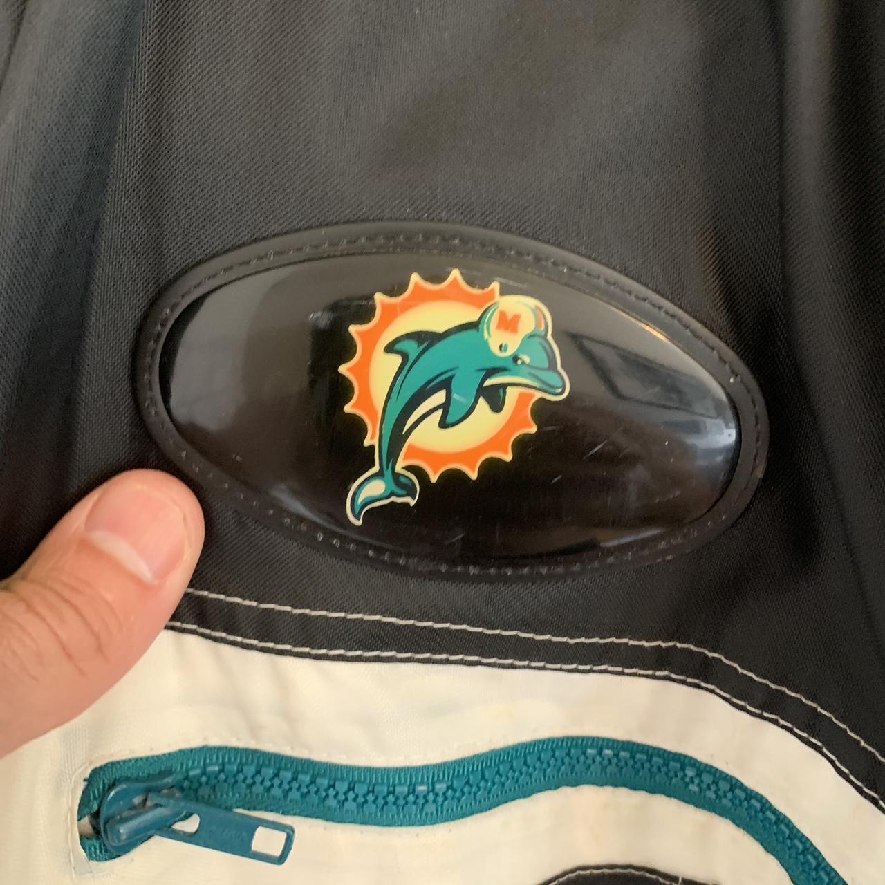 Vintage 80s Large MIAMI DOLPHINS NFL Pro Line - Depop