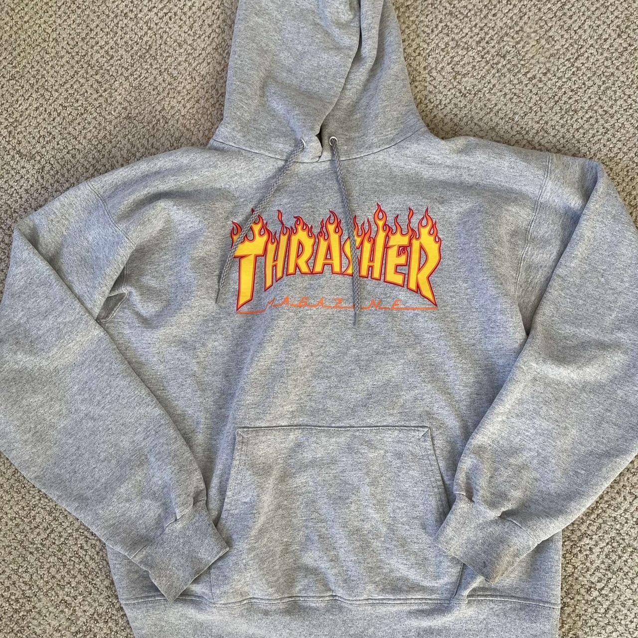 Womens grey thrasher clearance hoodie