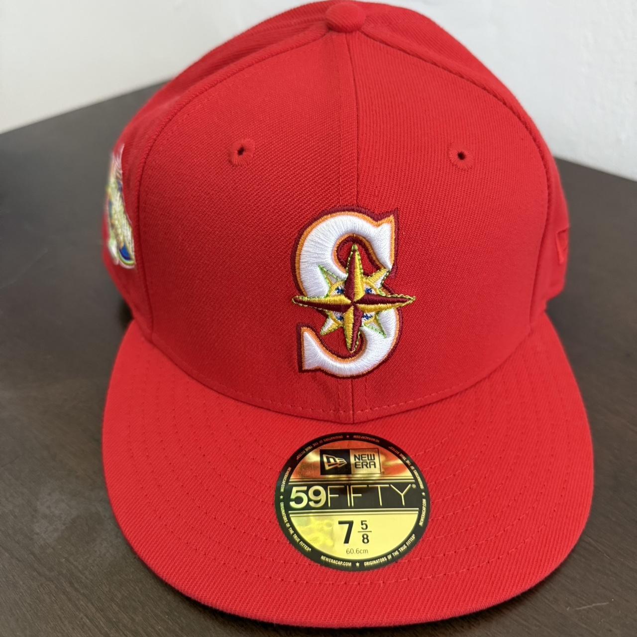 New Era Men's Caps Red – Seattle Mariners New Era 59FIFTY fitted