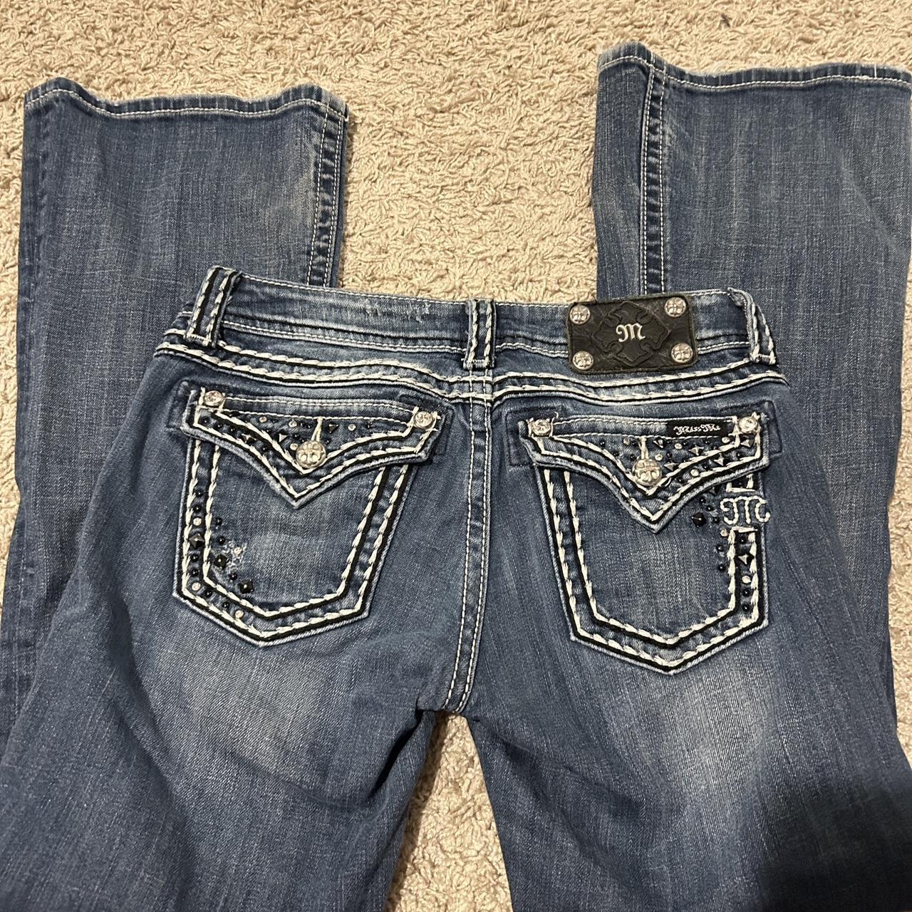 Miss Me size 27 Jeans Good used condition. Size 27... - Depop