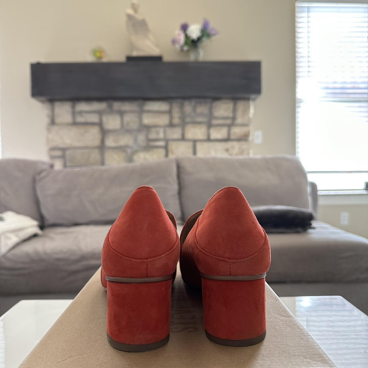 franco sarto white loafers