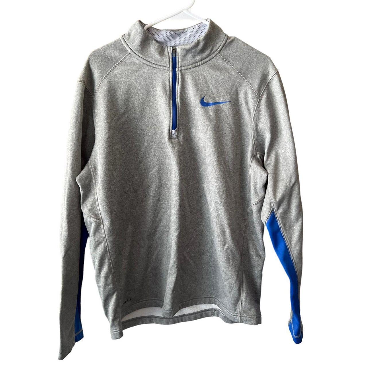 nike therma long sleeve quarter zip