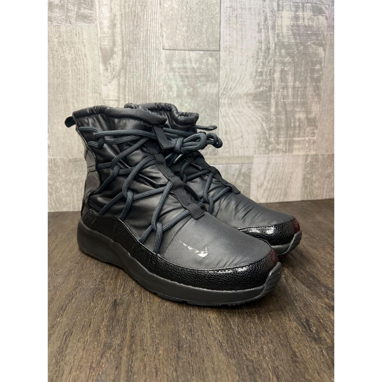 Nike Tanjun High Rise Boots Black Anthracite Size:... - Depop