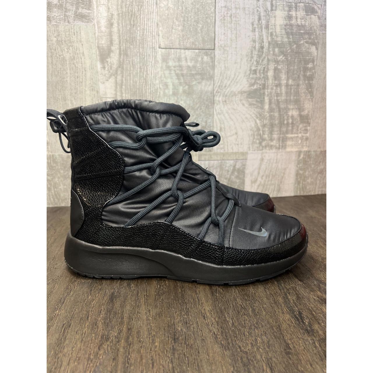 Nike Tanjun High Rise Boots Black Anthracite Size:... - Depop