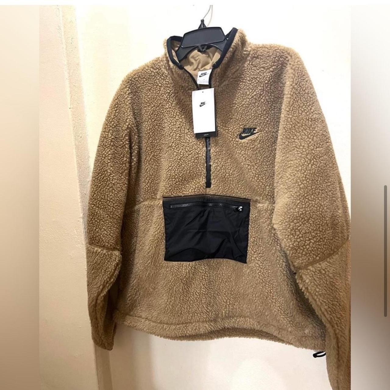 mens nike sherpa fleece hoodie