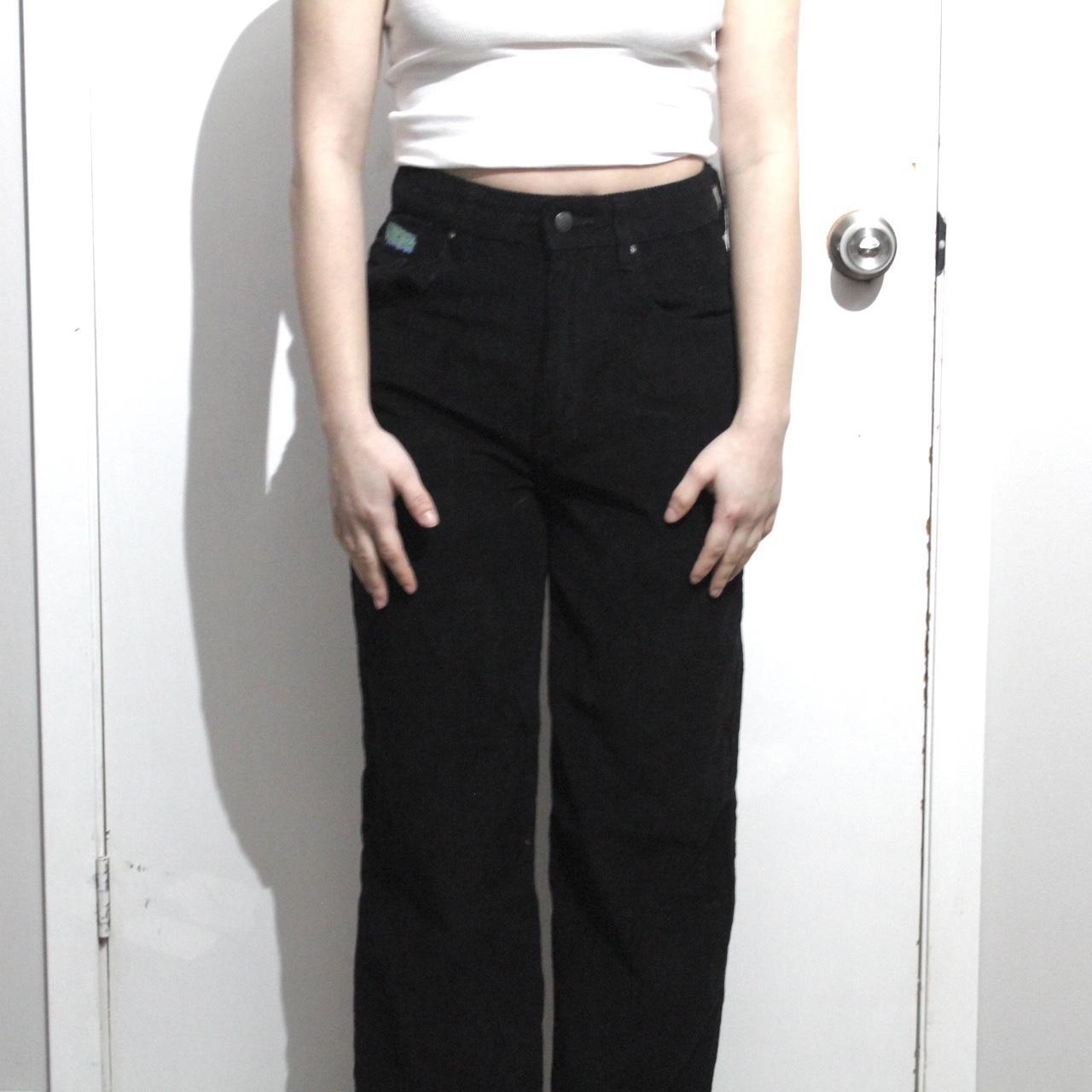 empyre black corduroy pants • size 0 / 24-25” •... - Depop