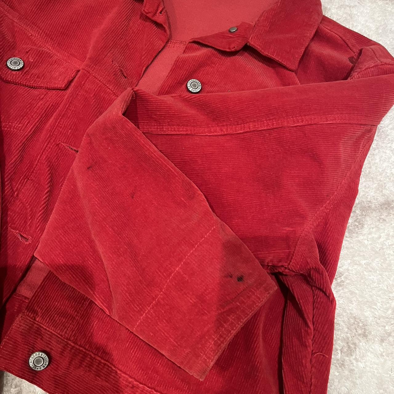 Brandy Melville Women's Red Jacket | Depop